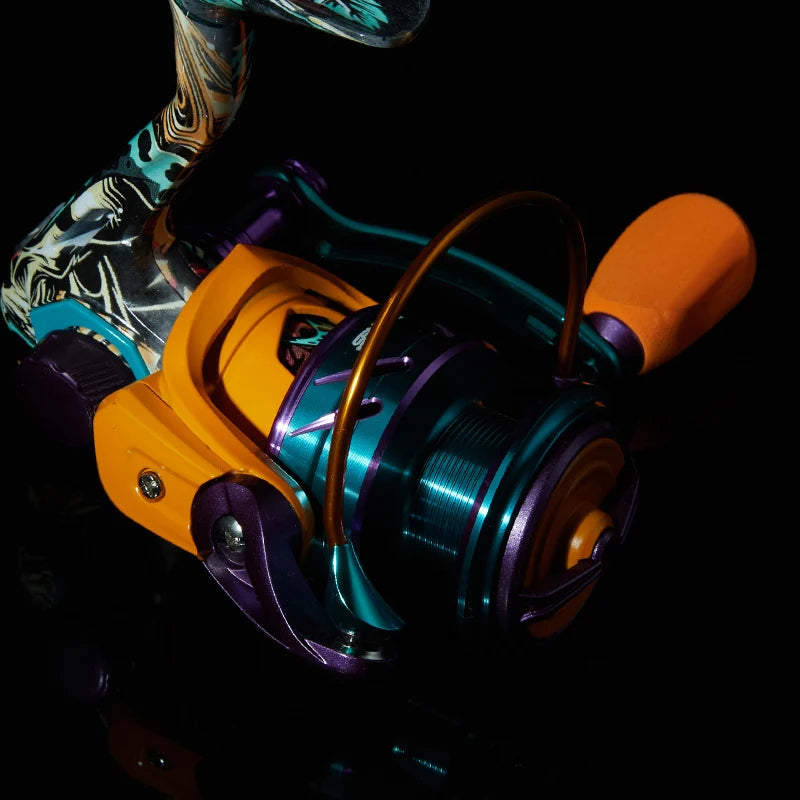 Billings Spinning Reel with 22LB Drag and Metal Spool