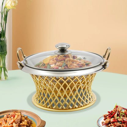 Elegant Round Buffet Chafing Dish
