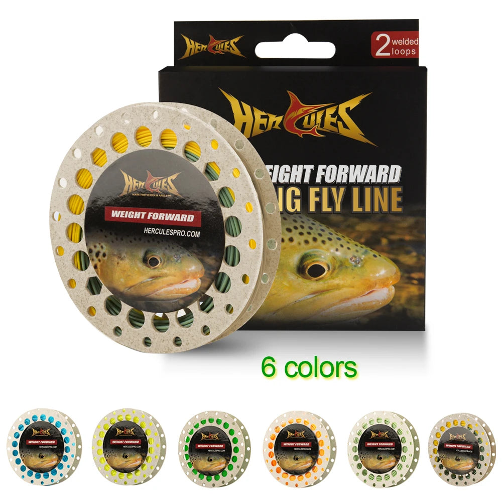 HookUpCo. Fluorescent Fly Fishing Line - HookUpCo.