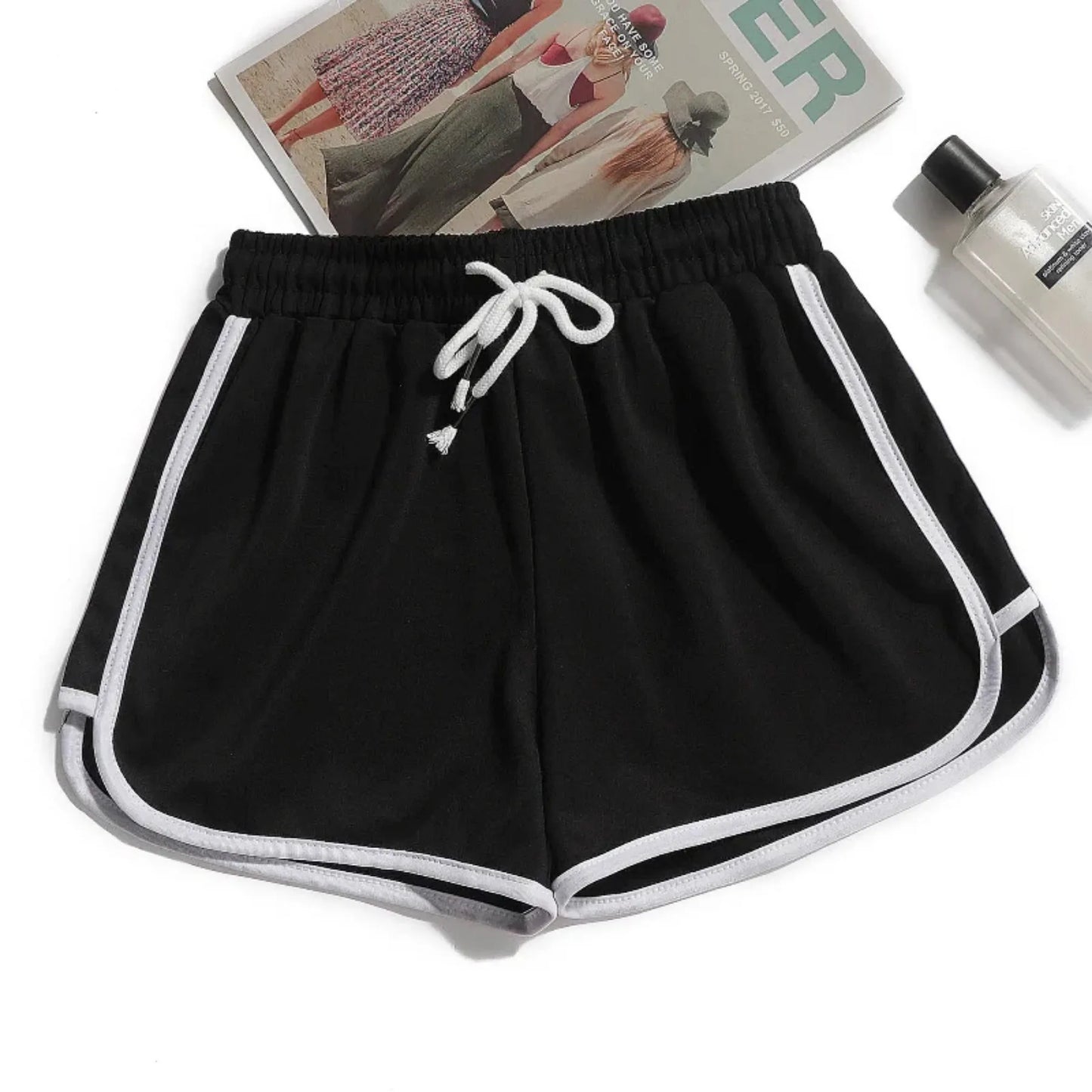HookUpCo. Women's Breathable Loose Fit Yoga Shorts for Summer