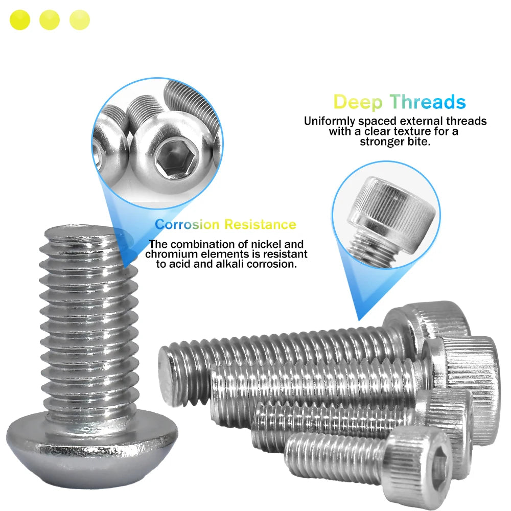 Stainless Steel Hex Socket Screws