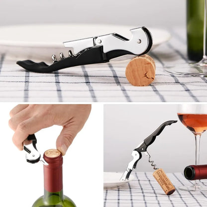 Stainless Steel Double-Hinged Wine Opener