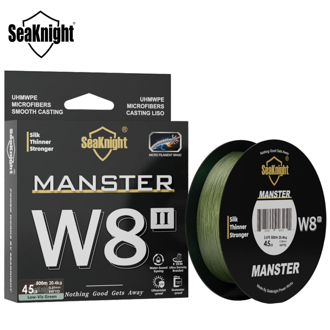 HookUpCo. 8-Strand Braid Fishing Line 150M-500M