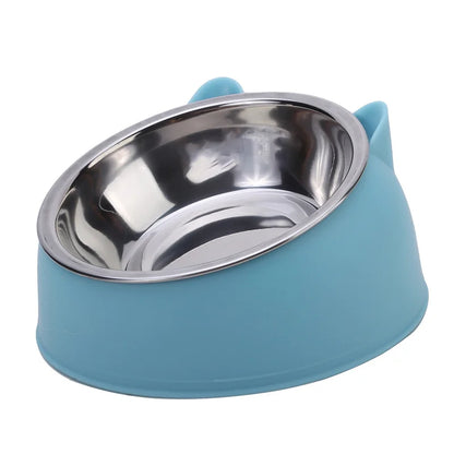 Creative Stainless Steel Pet Feeding Bowls for Cats & Dogs