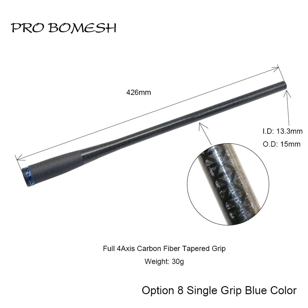 HookUpCo. Carbon Fiber Taper Grip Fishing Handle - HookUpCo.