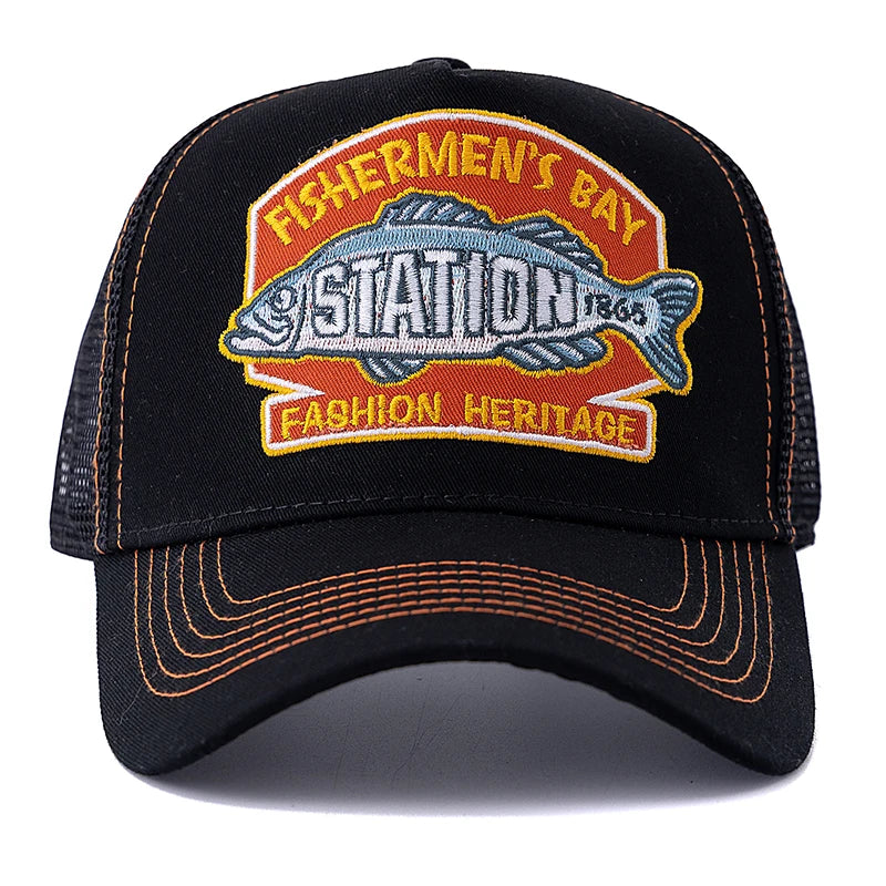 Breathable Mesh Fishing Cap for Outdoor Adventures