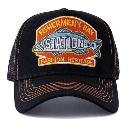 Breathable Mesh Fishing Cap for Outdoor Adventures