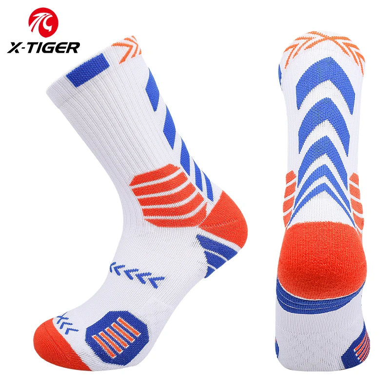 HookUpCo. Breathable Cotton Cycling Socks for All Sports