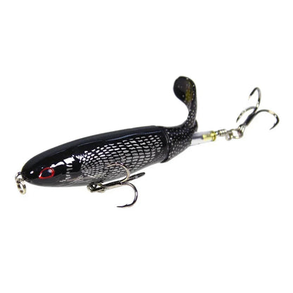 HookUpCo. Topwater Fishing Lure with Rotating Tail