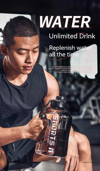 HookUpCo. Large Capacity Sports Water Bottle - HookUpCo.