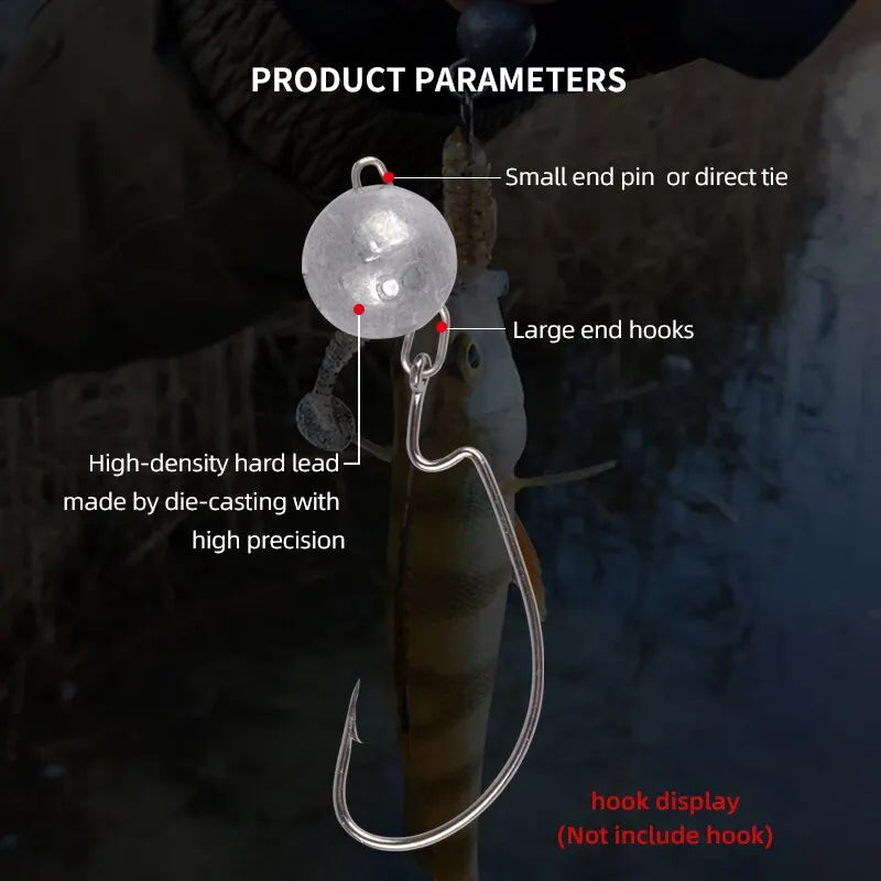 HookUpCo. Deep Water Jig Heads for Fishing - HookUpCo.