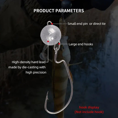 HookUpCo. Deep Water Jig Heads for Fishing - HookUpCo.