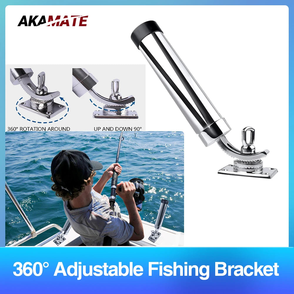 HookUpCo. Adjustable Stainless Steel Rod Holder - HookUpCo.