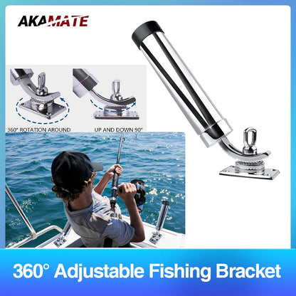 HookUpCo. Adjustable Stainless Steel Rod Holder - HookUpCo.