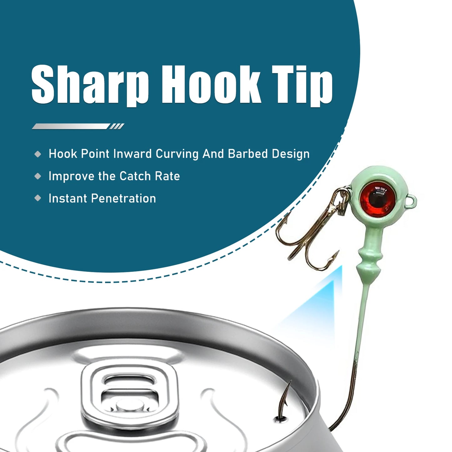 HookUpCo. Glow Fishing Jig Heads for Saltwater - HookUpCo.