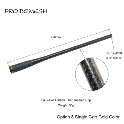 HookUpCo. Carbon Fiber Taper Grip Fishing Handle - HookUpCo.