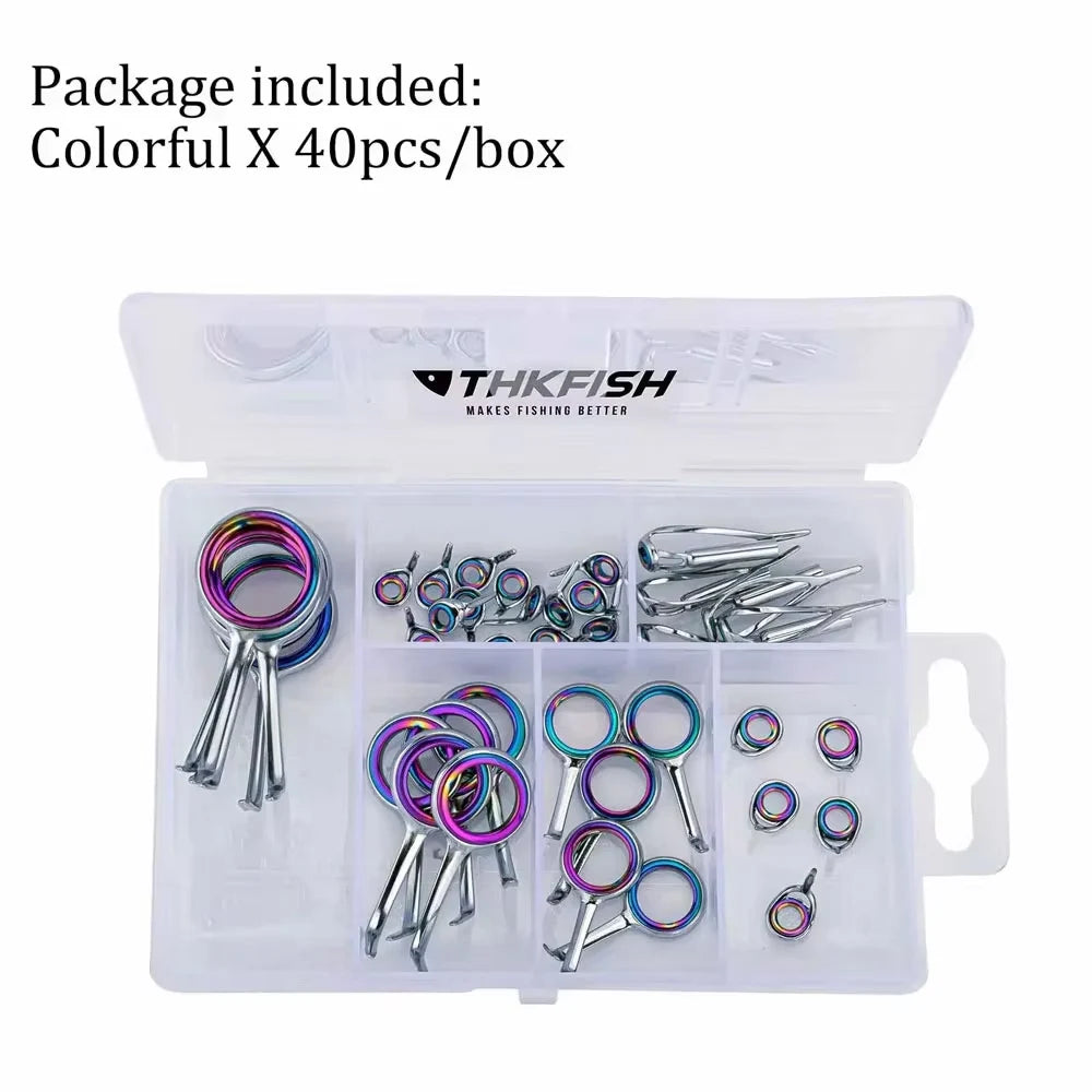Stainless Steel Fishing Rod Guides Repair Kit - HookUpCo.
