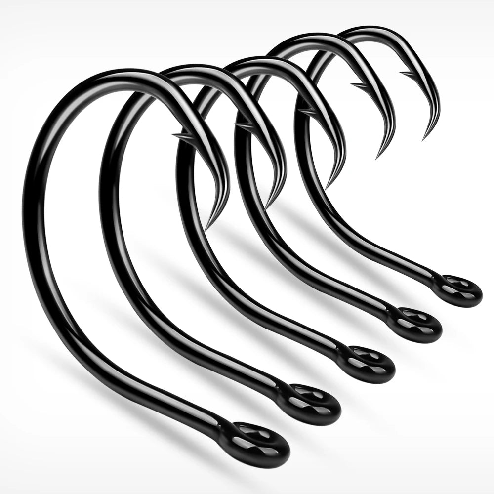 HookUpCo. High Carbon Steel Catfish Hooks 10pcs - HookUpCo.