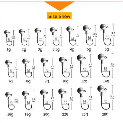 HookUpCo. Jig Head Hooks for Effective Fishing - HookUpCo.