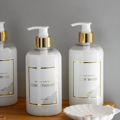 HookUpCo. Refillable Bathroom Dispenser Set