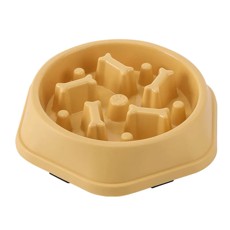 Slow Feed Anti-Choking Bowl for Cats and Dogs - Multiple Colors