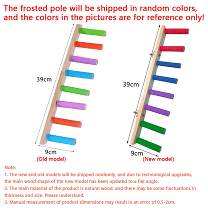 HookUpCo. Wooden Bird Climbing Ladder Toy