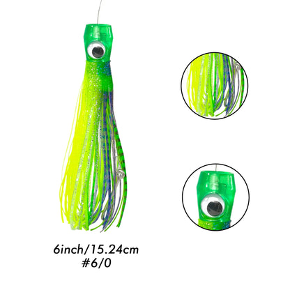 HookUpCo. Transparent Trolling Lure Set for Big Fish