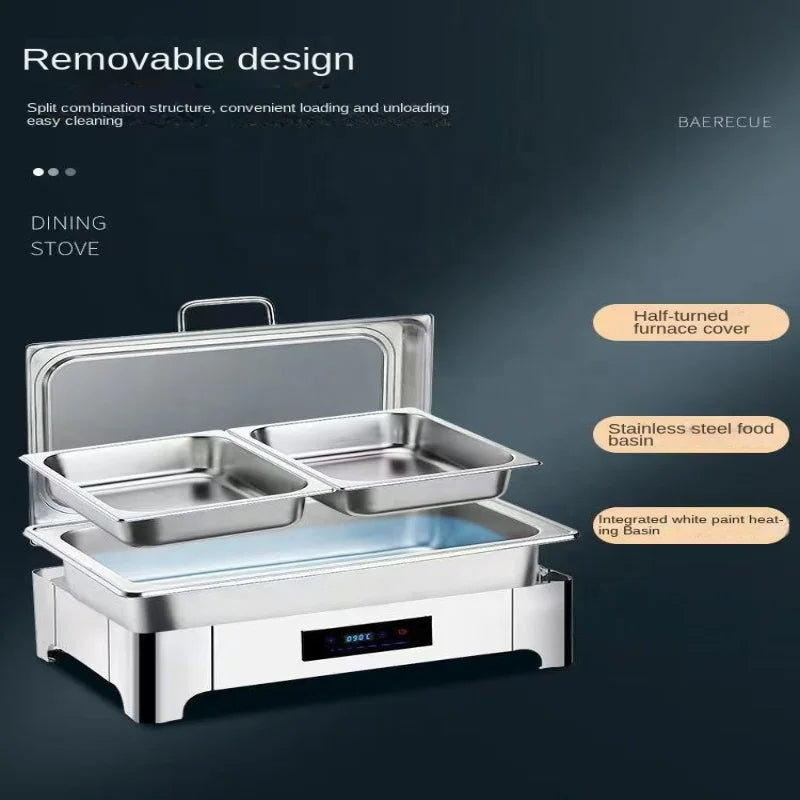HookUpCo. Stainless Steel Buffet Warmers