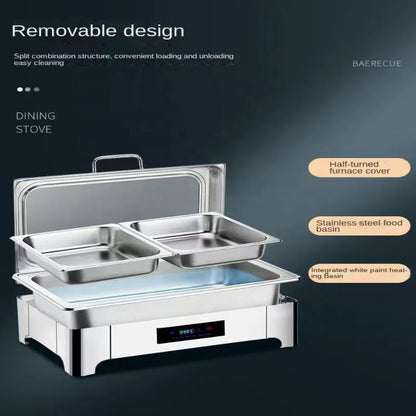 HookUpCo. Stainless Steel Buffet Warmers