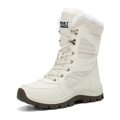 HookUpCo. Women's High-Top Waterproof Winter Snow Boots