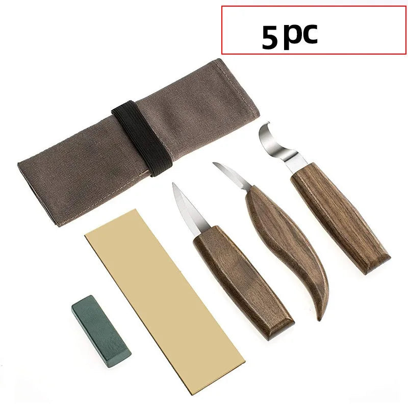 Premium Wood Carving Tool Set for Precision Crafting