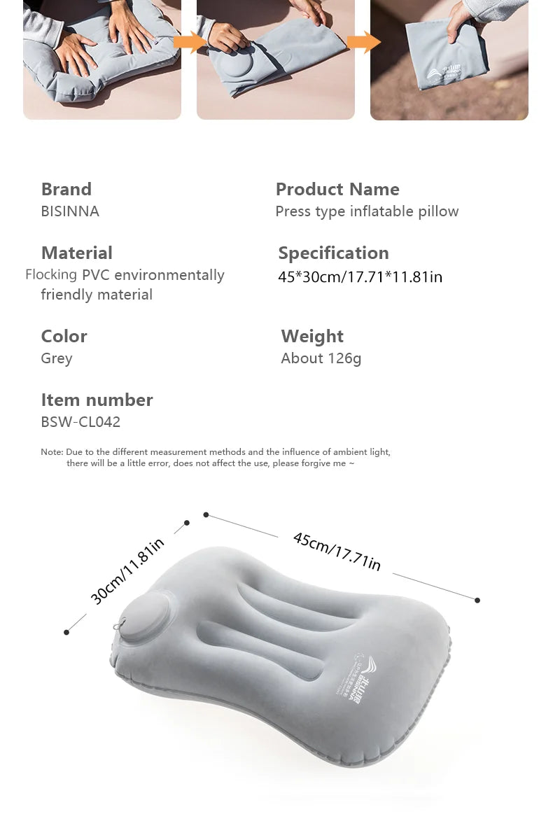 HookUpCo Ultralight Air Pillow