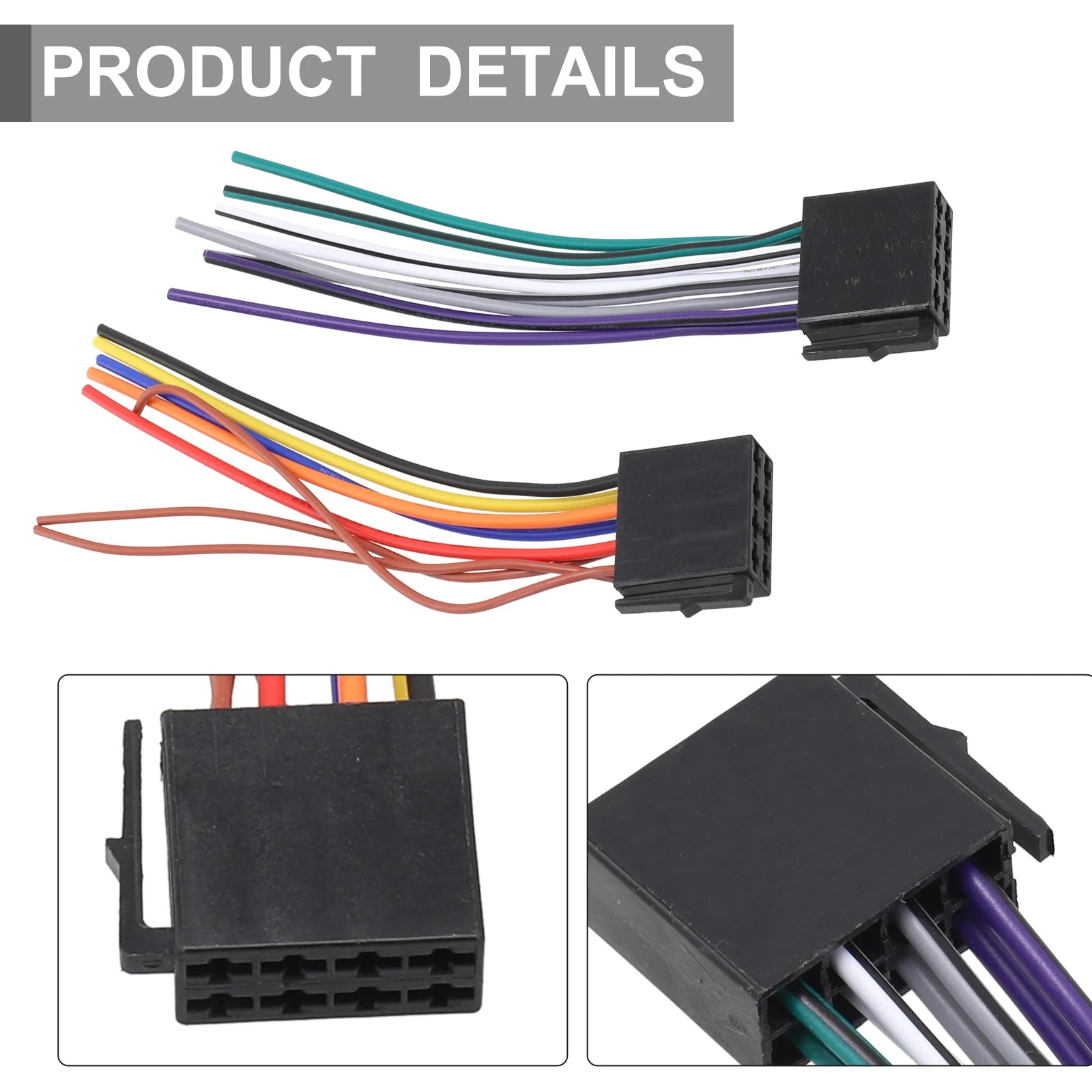 HookUpCo. Car Radio Adapter Wire Harness Kit - HookUpCo.