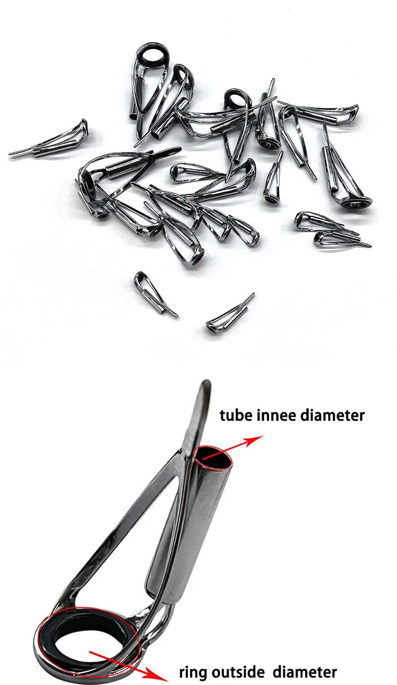 Titanium Oxide Fishing Rod Tip Guide Repair Kit - HookUpCo.