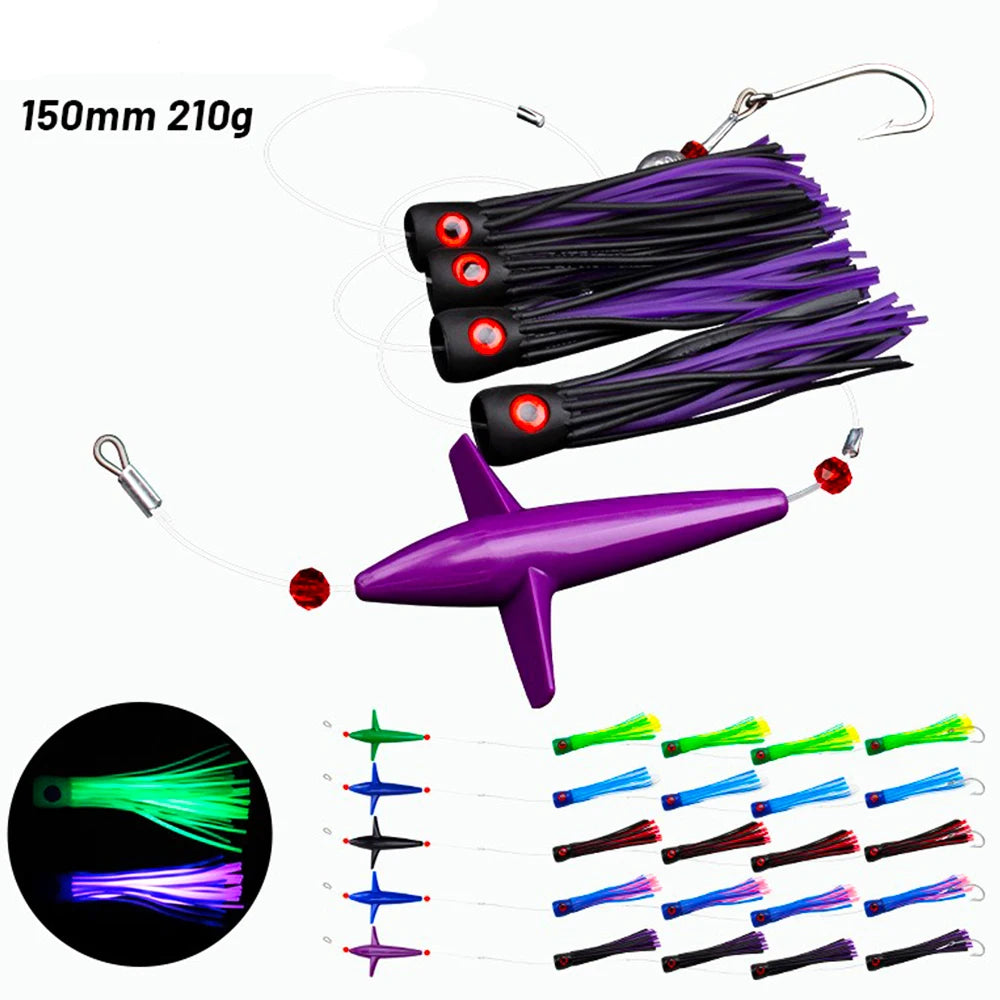 HookUpCo. Wahoo Fishing Teaser Rigged Lure - HookUpCo.