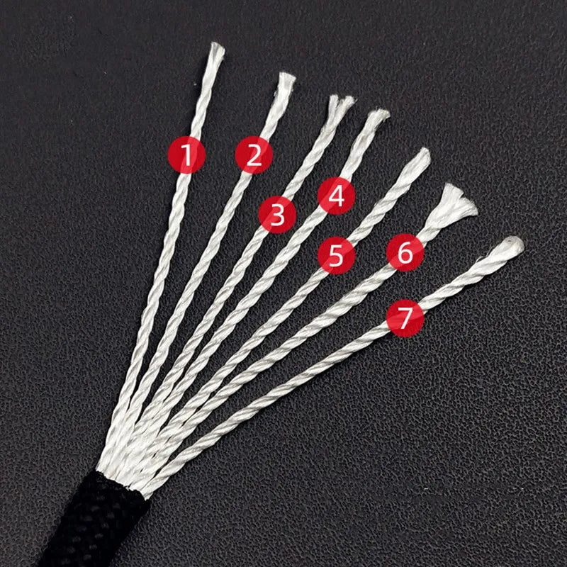 HookUpCo. 550 Paracord Tactical Rope for Camping and DIY