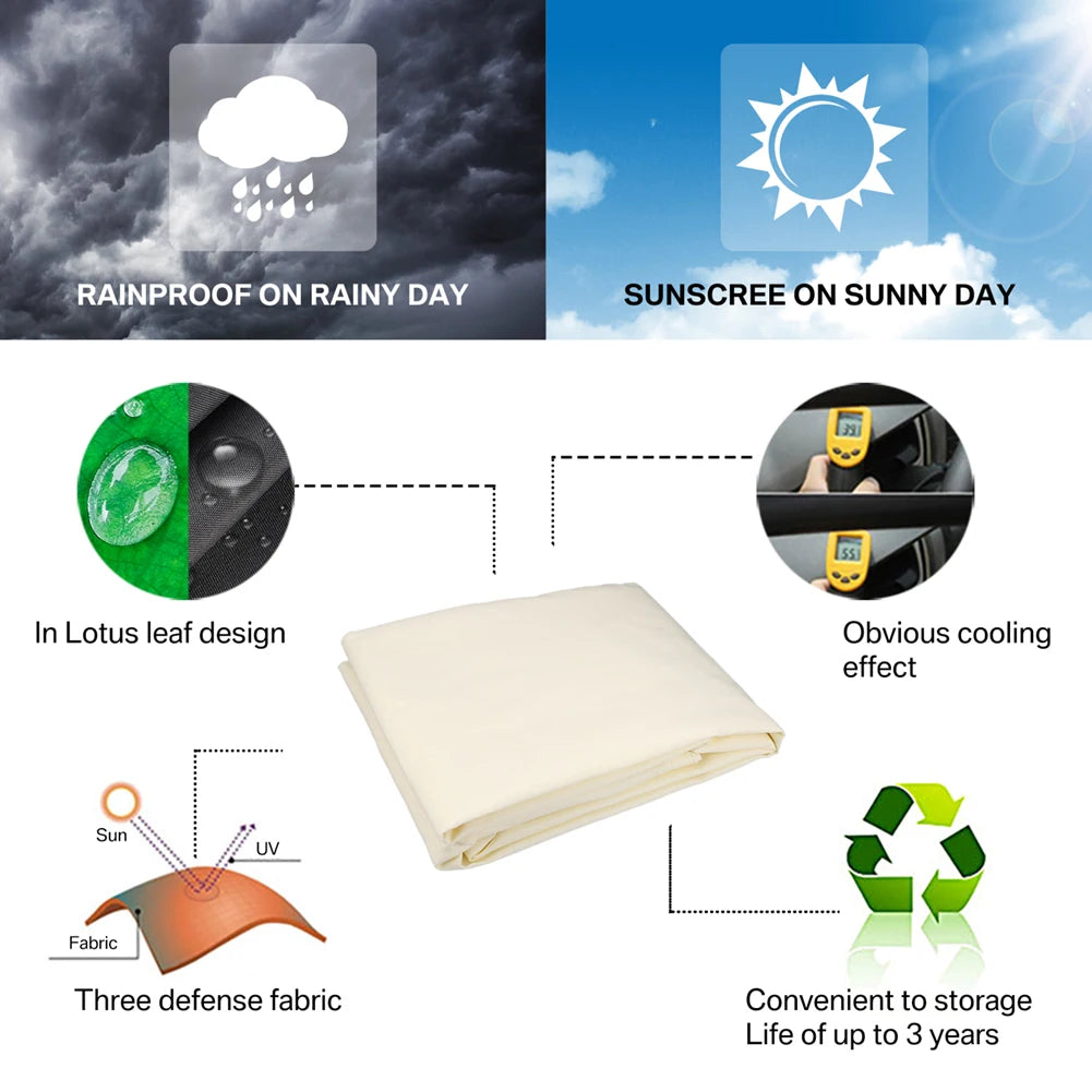 Waterproof UV Block Sun Shade Sail