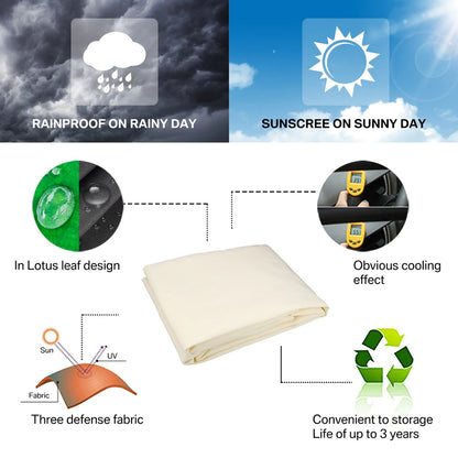 Waterproof UV Block Sun Shade Sail