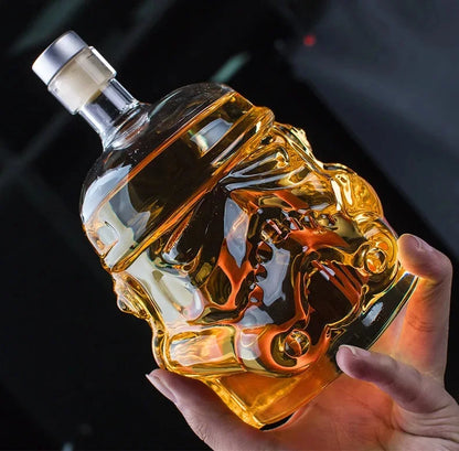 Storm Trooper Helmet Whiskey Decanter Set
