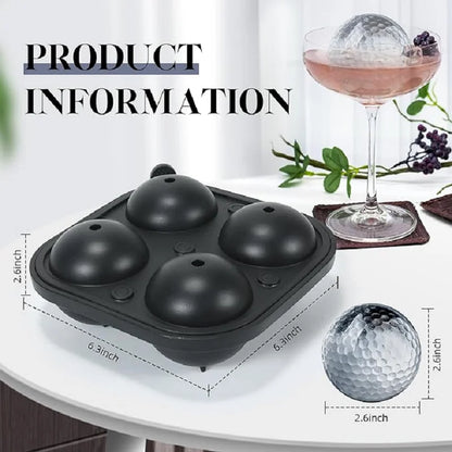 HookUpCo. Golf Ice Ball Mold for Whiskey