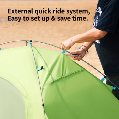 HookUpCo. Ultralight Mosquito-Repellent Camping Tent