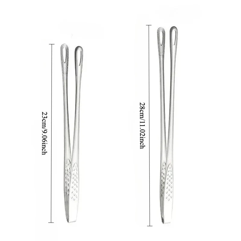 Stainless Steel Kitchen Tongs for Grilling and Serving Food
