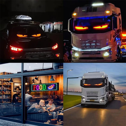 Programmable LED Truck Sign with Remote Control for Custom Ads