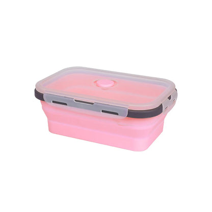 HookUpCo. Portable Silicone Folding Lunch Box