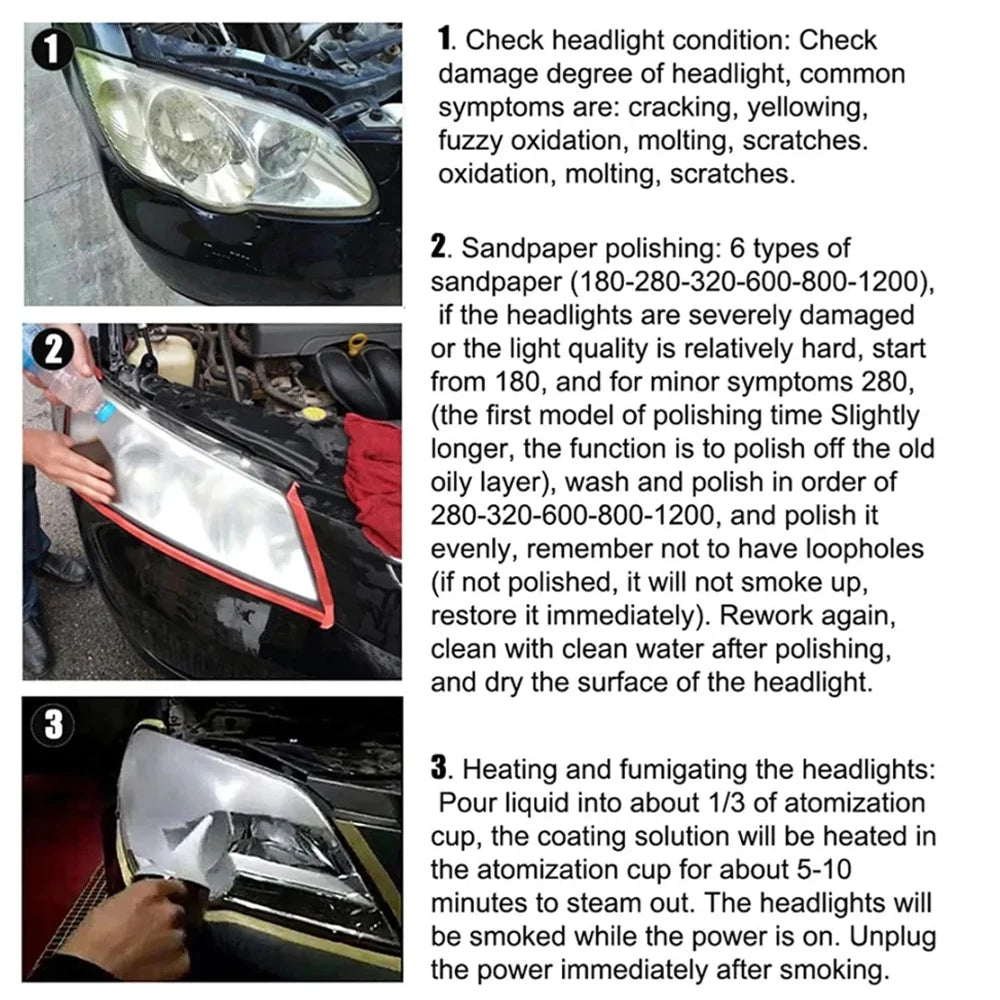 HookUpCo. Headlight Restoration Polishing Kit - HookUpCo.