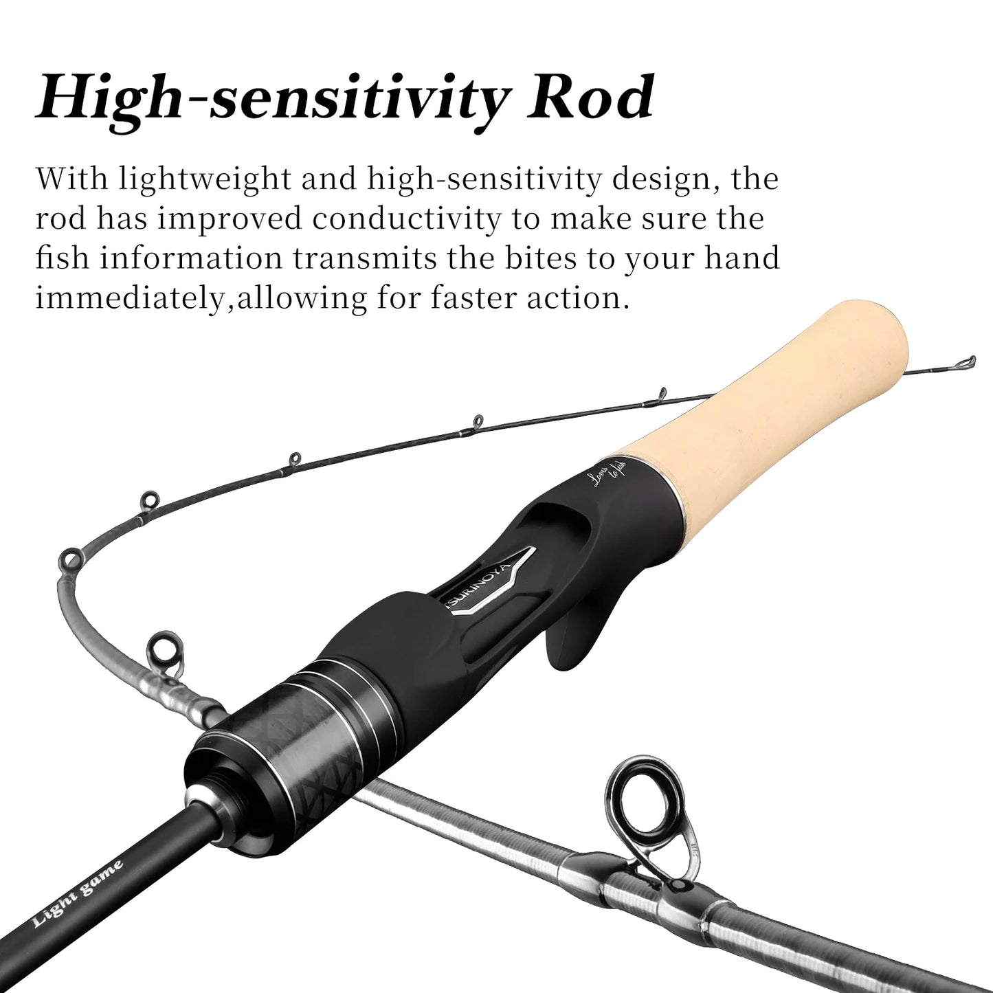 HookUpCo. Dragon Light Carbon Fishing Rod 1.6m - HookUpCo.