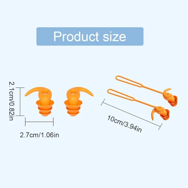 HookUpCo. Waterproof Swim Ear Plugs