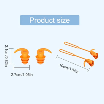 HookUpCo. Waterproof Swim Ear Plugs