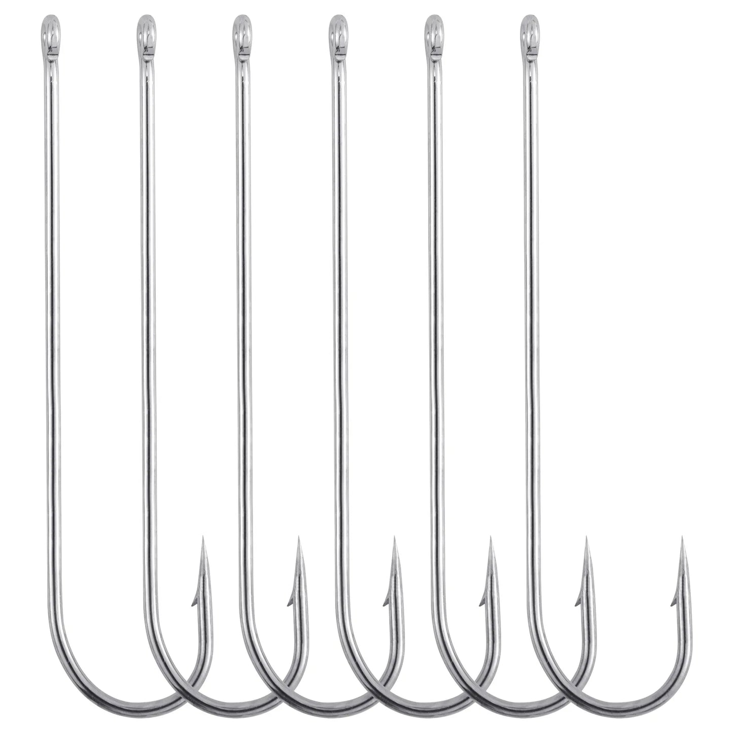 HookUpCo. Extra Long Shank Bait Fishing Hooks - HookUpCo.