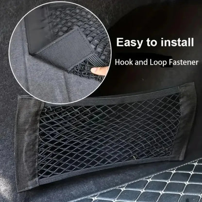 Universal Car Mesh Storage Net for Organized Trunk Space